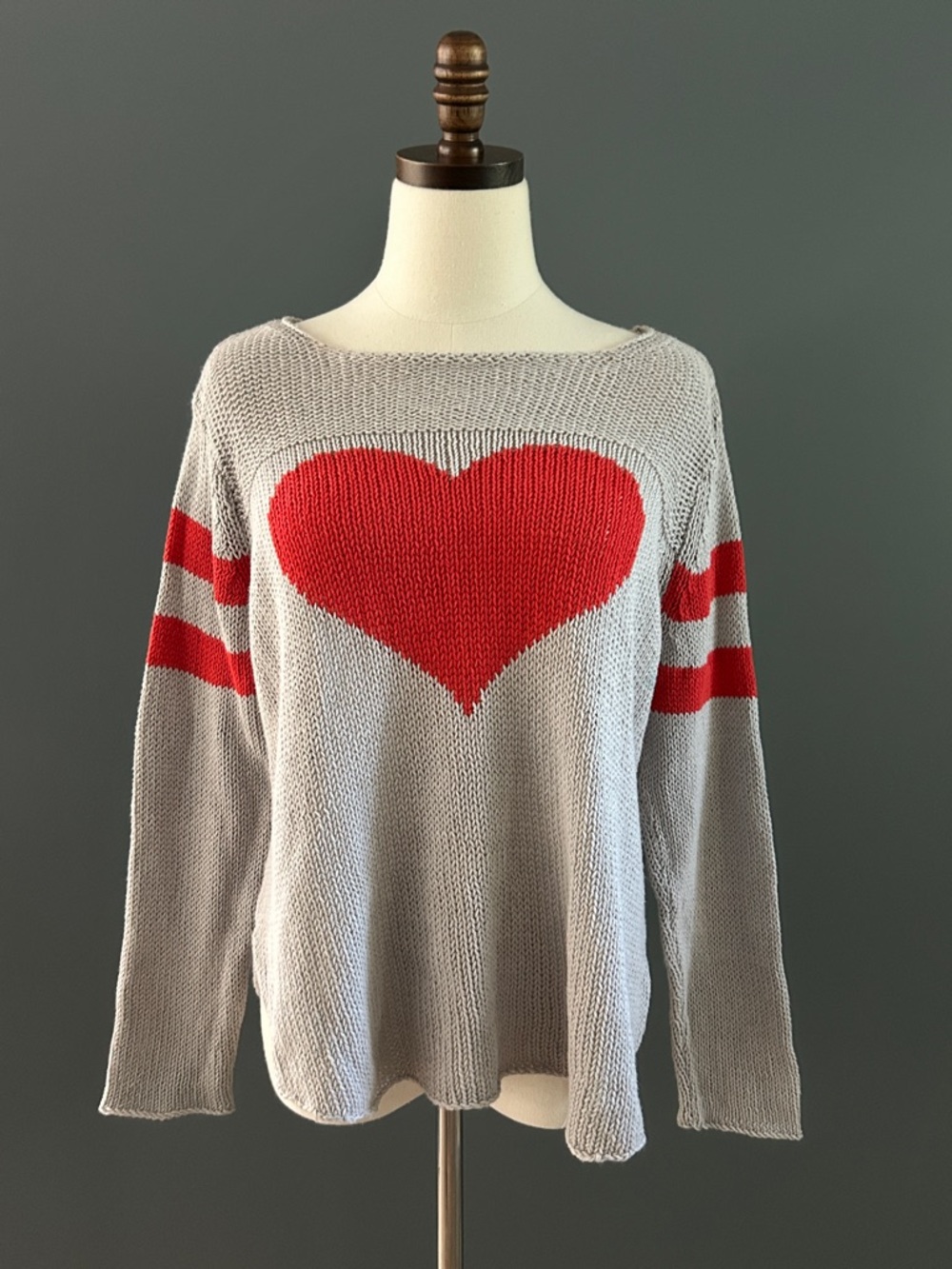 Wooden Ships Heart Sweater